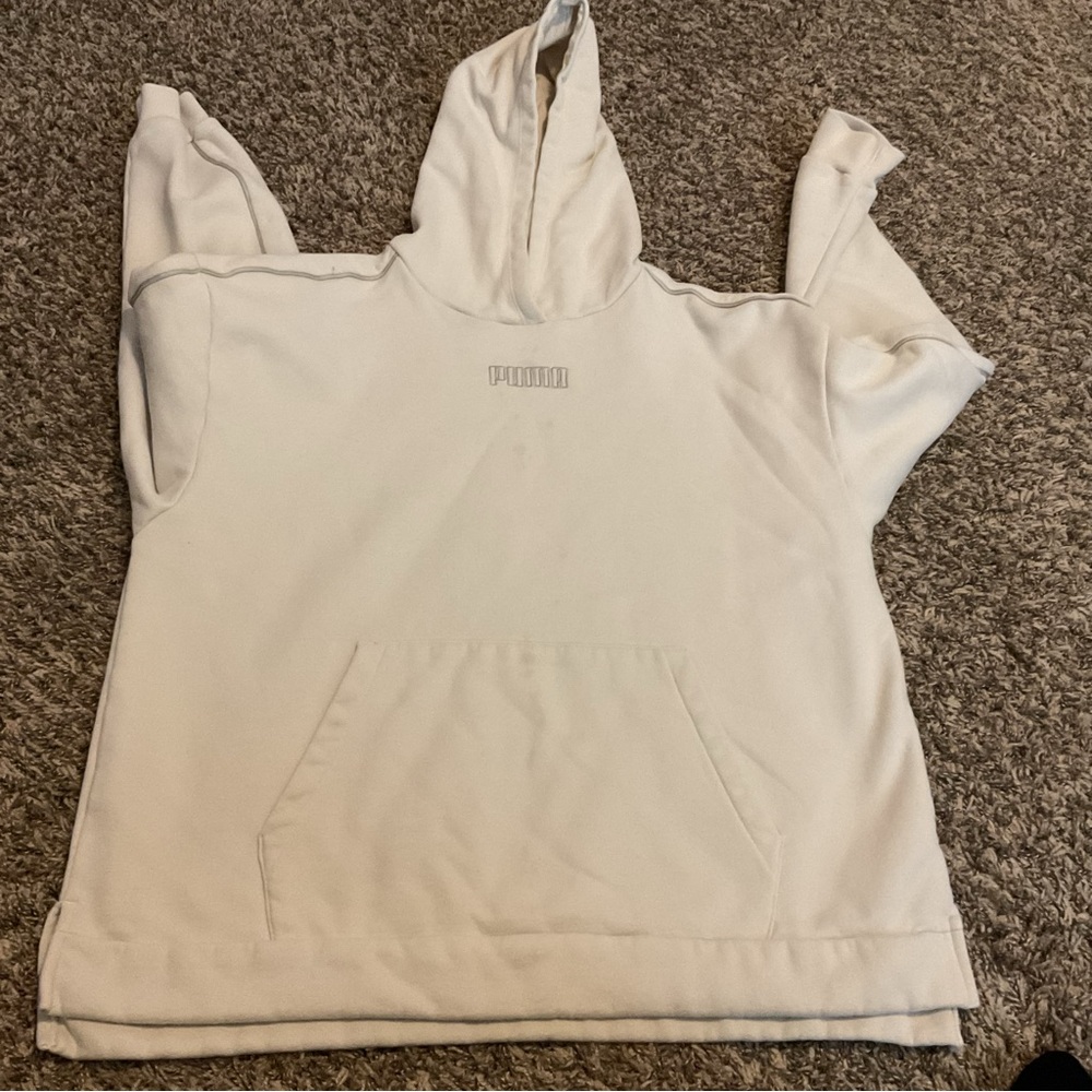 PUMA Women's Classic Beige Hoodie